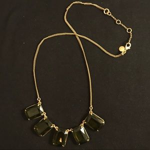 J. Crew Crystal Glass Necklace